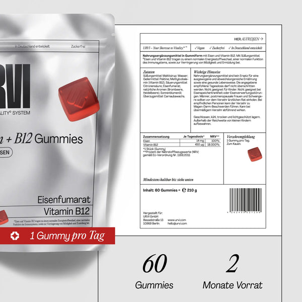 Eisen+B12 Gummies